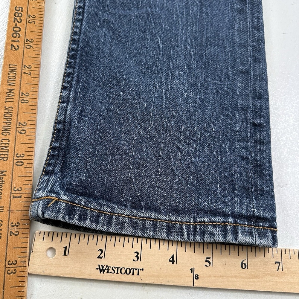 LRG Slim Straight Leg Jeans Men Actual 36x30 Blue Stretch Lifted Research Group - Picture 8 of 15